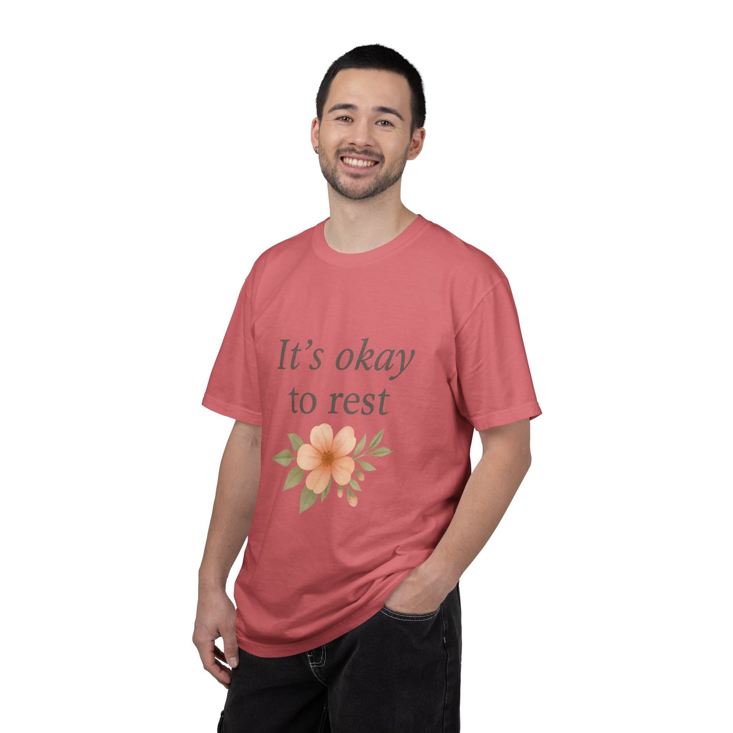 + 1- Its OK To Rest In The Lord- Unisex Garment-Dyed T-shirt