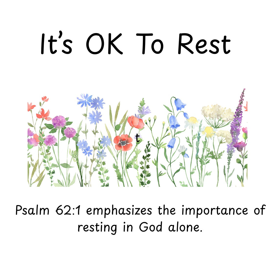 "Its ok To rest Floral Mug & Coaster Bundle"