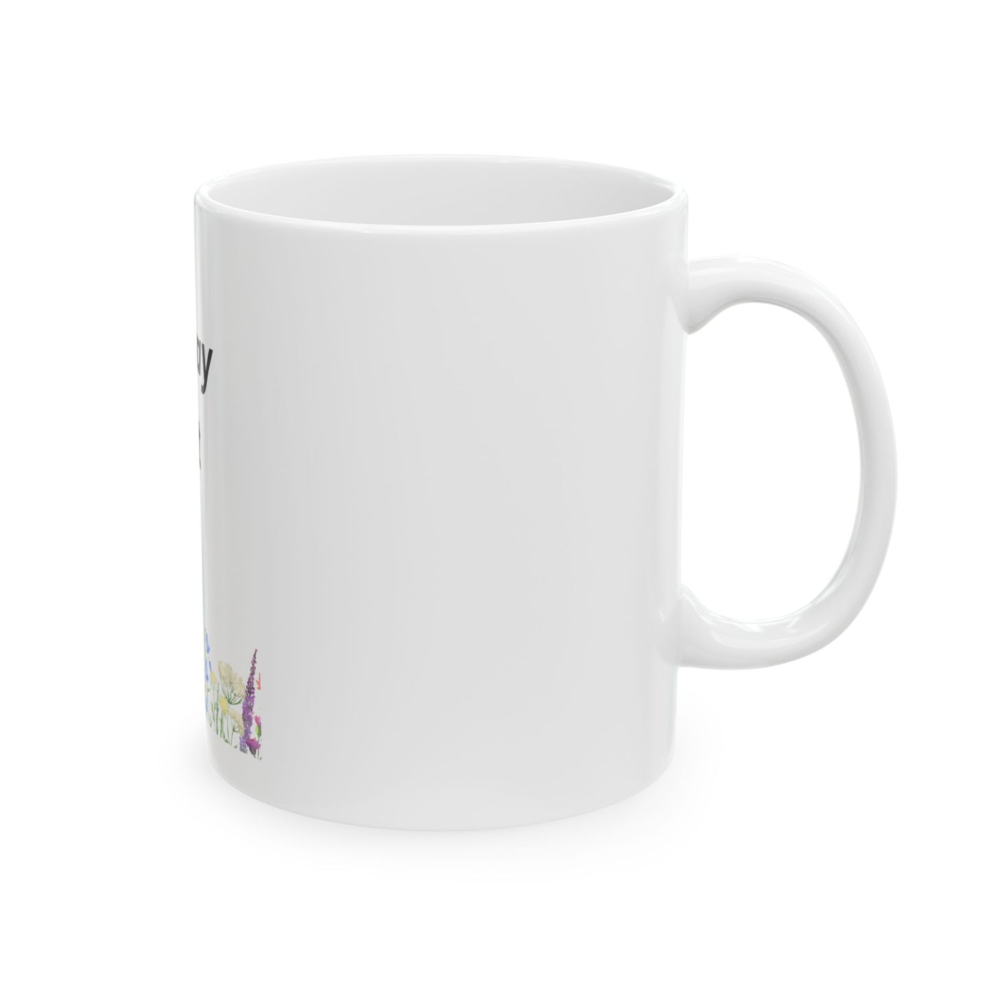 + 1 Floral Motivational Ceramic Mug - "It's Okay to Rest" - Perfect for Relaxation and Self-Care, For someone who needs a moment of grace.