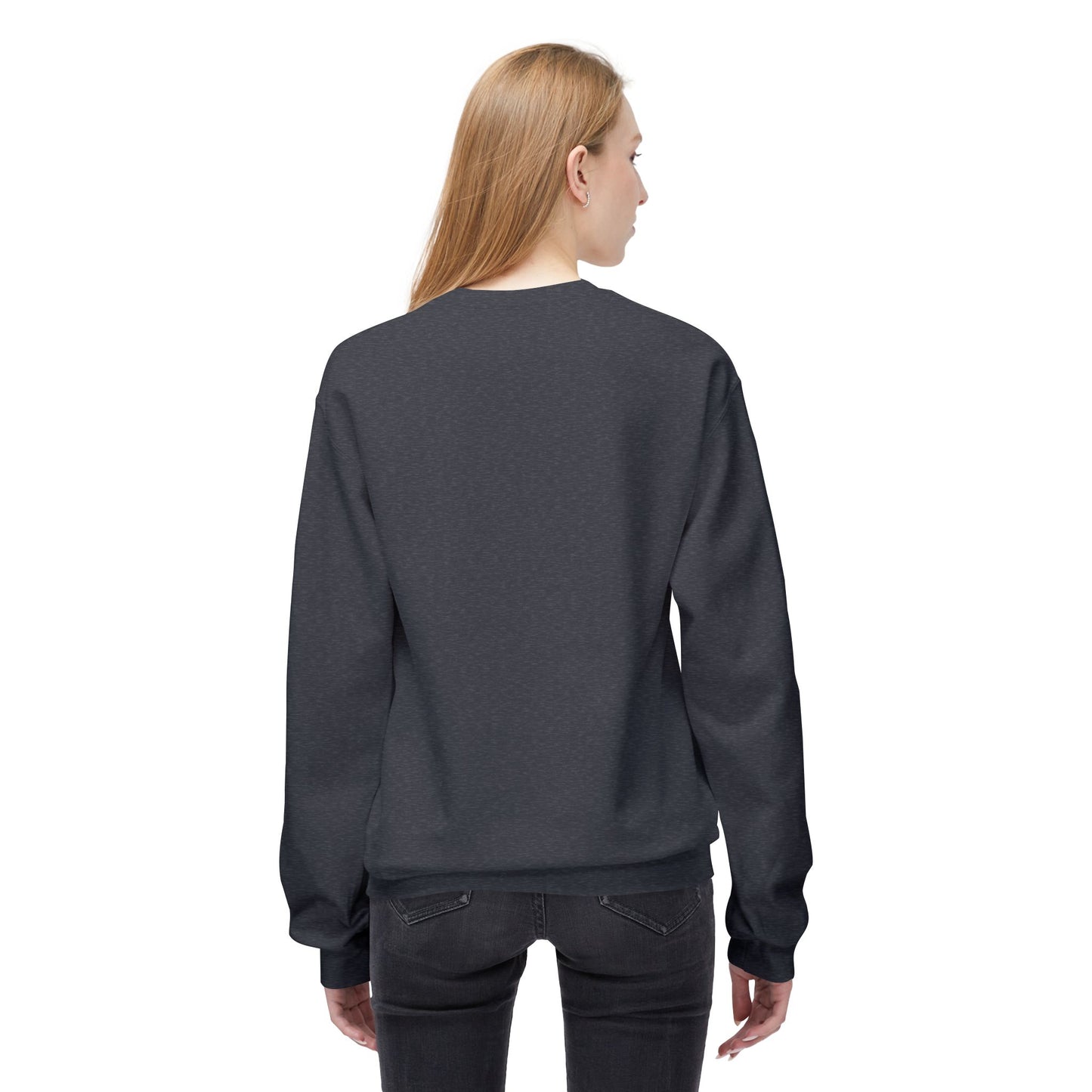 Faith- Crewneck Sweatshirt — “What You Focus On Grows, What You Track Improves” Motivational Crewneck