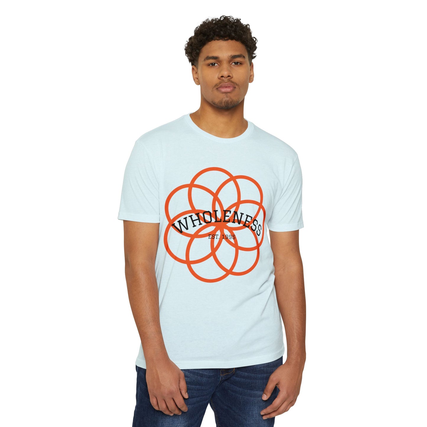 Wholeness Flower Graphic T-Shirt — Mindfulness Wellness Tee