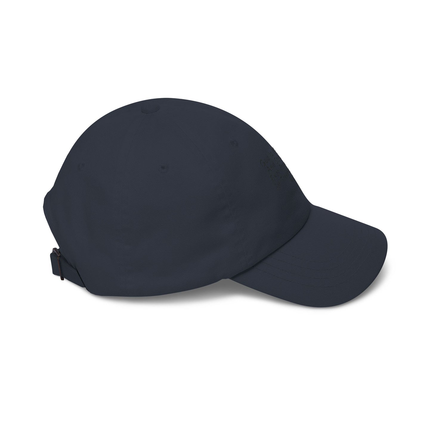 Embroidered Scripture Dad Cap — "God Is My Refuge" (Psalm 46:1)