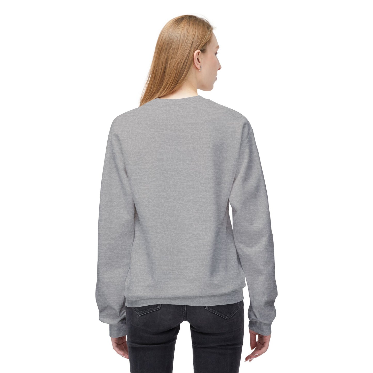 Faith- Crewneck Sweatshirt — “What You Focus On Grows, What You Track Improves” Motivational Crewneck