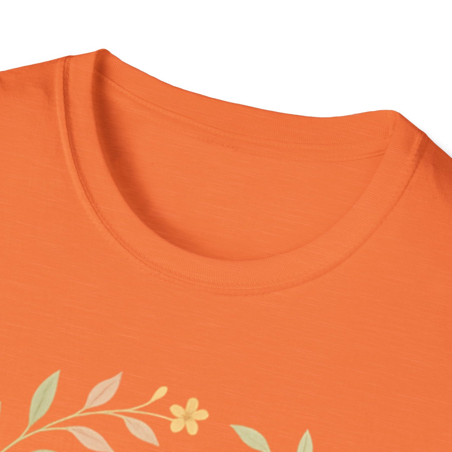 + 1 Rooted in Christ Unisex T-Shirt, Faith-Based Apparel, Inspirational Clothing, Christian Gift, Casual Everyday Wear, Blooming in Love