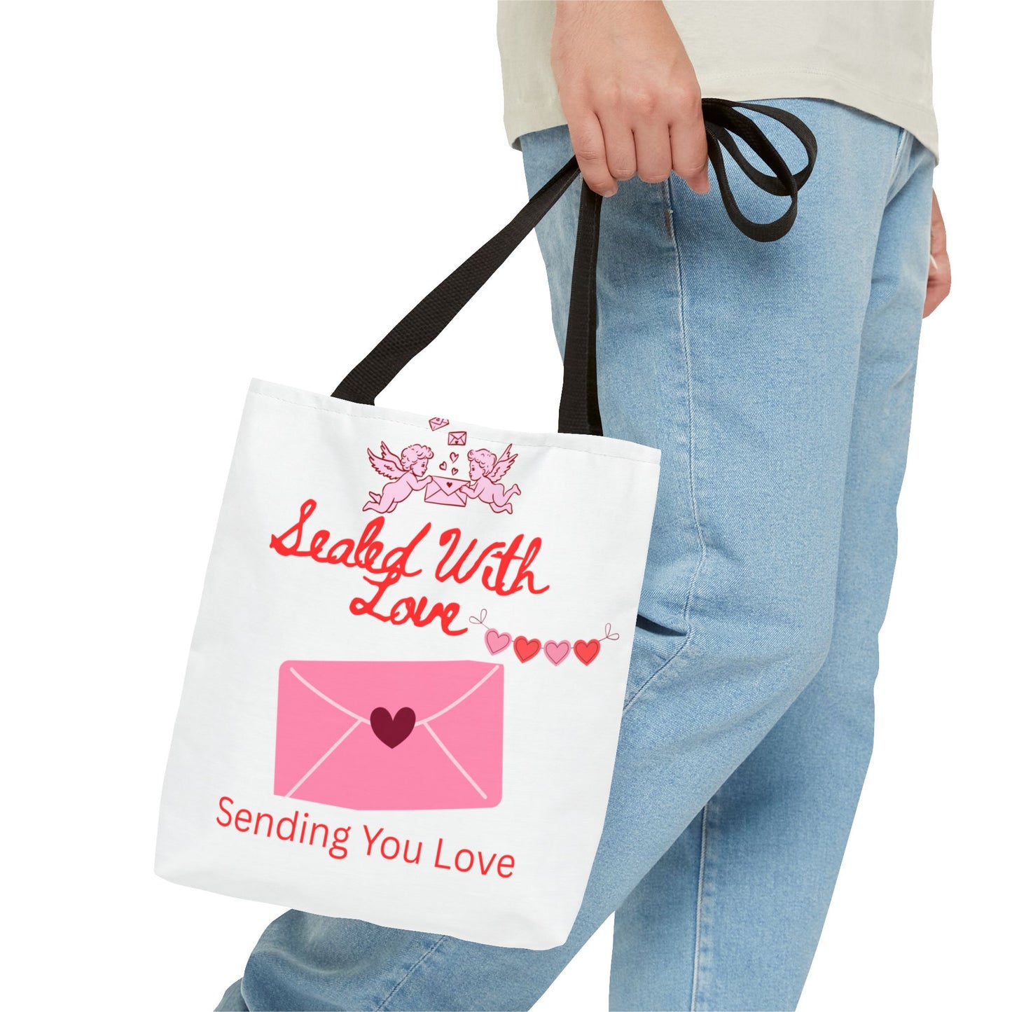 Sealed With Love Tote Bag — 'Sending You Love' Valentine Gift Tote