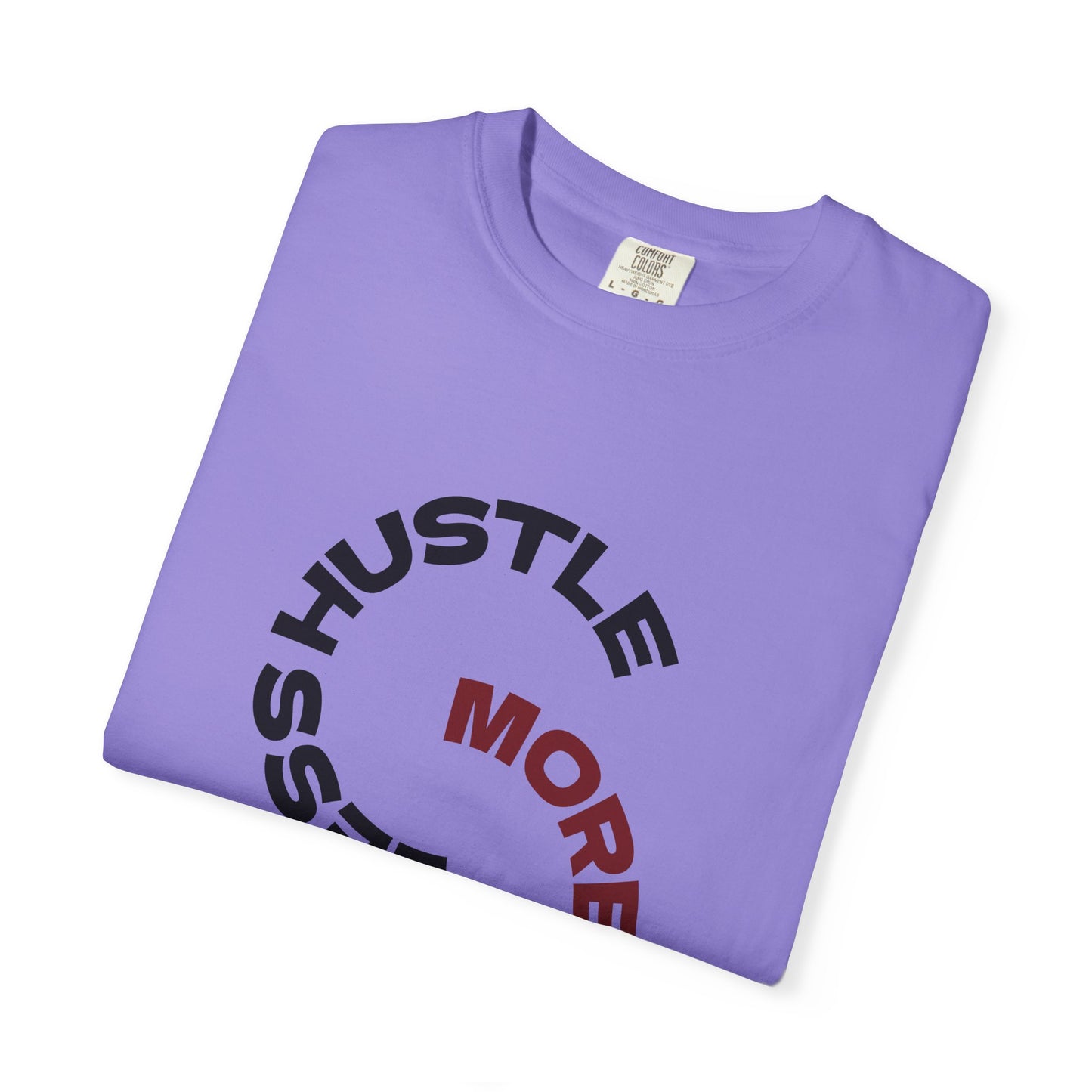 Coffee Hustle T-Shirt — “More Coffee, Less Hustle” Graphic Tee (Take a Sip)