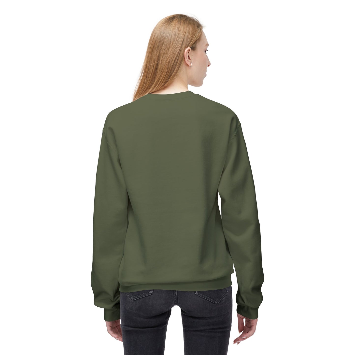 Faith- Crewneck Sweatshirt — “What You Focus On Grows, What You Track Improves” Motivational Crewneck
