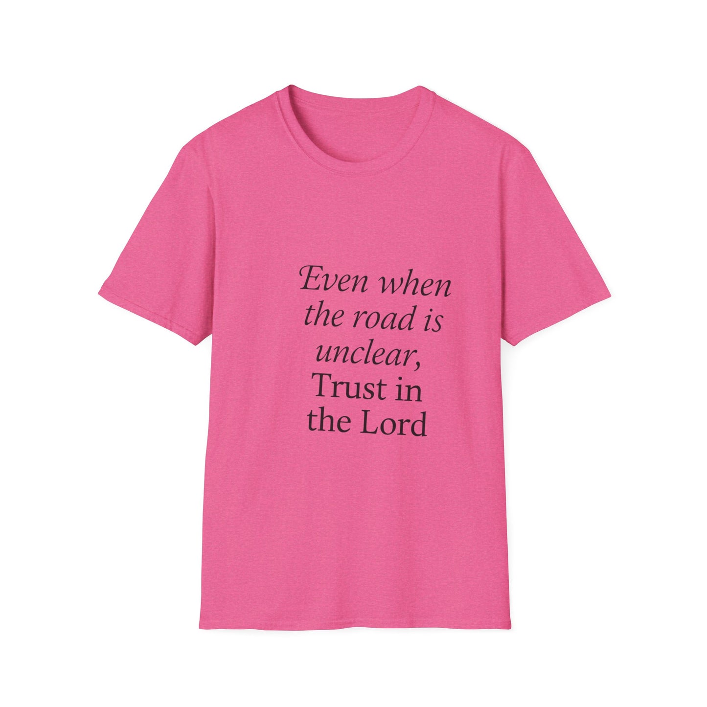 + 1 Uplifting Inspirational Trust in the Lord Unisex T-Shirt, Faith Tee for Daily Wear, Gift for Religious Occasions, Uplifting Christian Shirt, Perfect