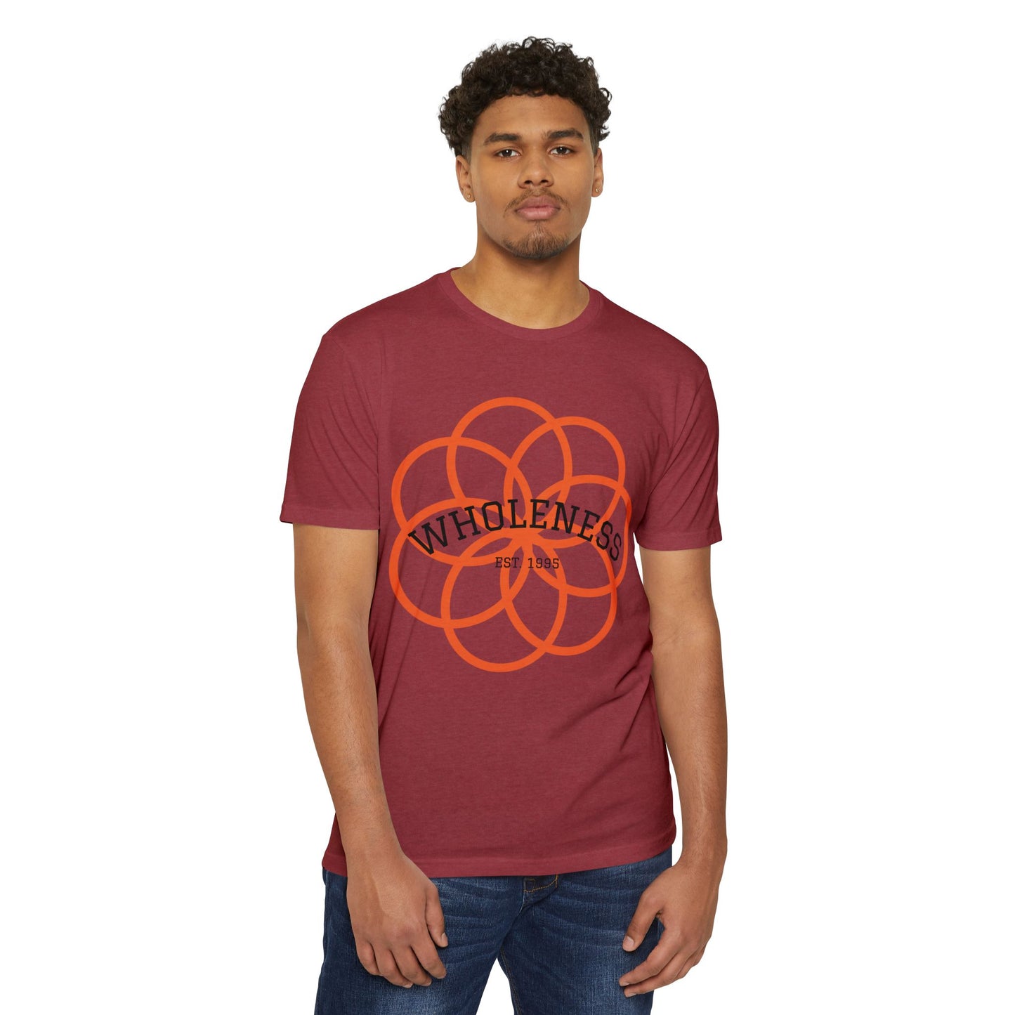 Wholeness Flower Graphic T-Shirt — Mindfulness Wellness Tee