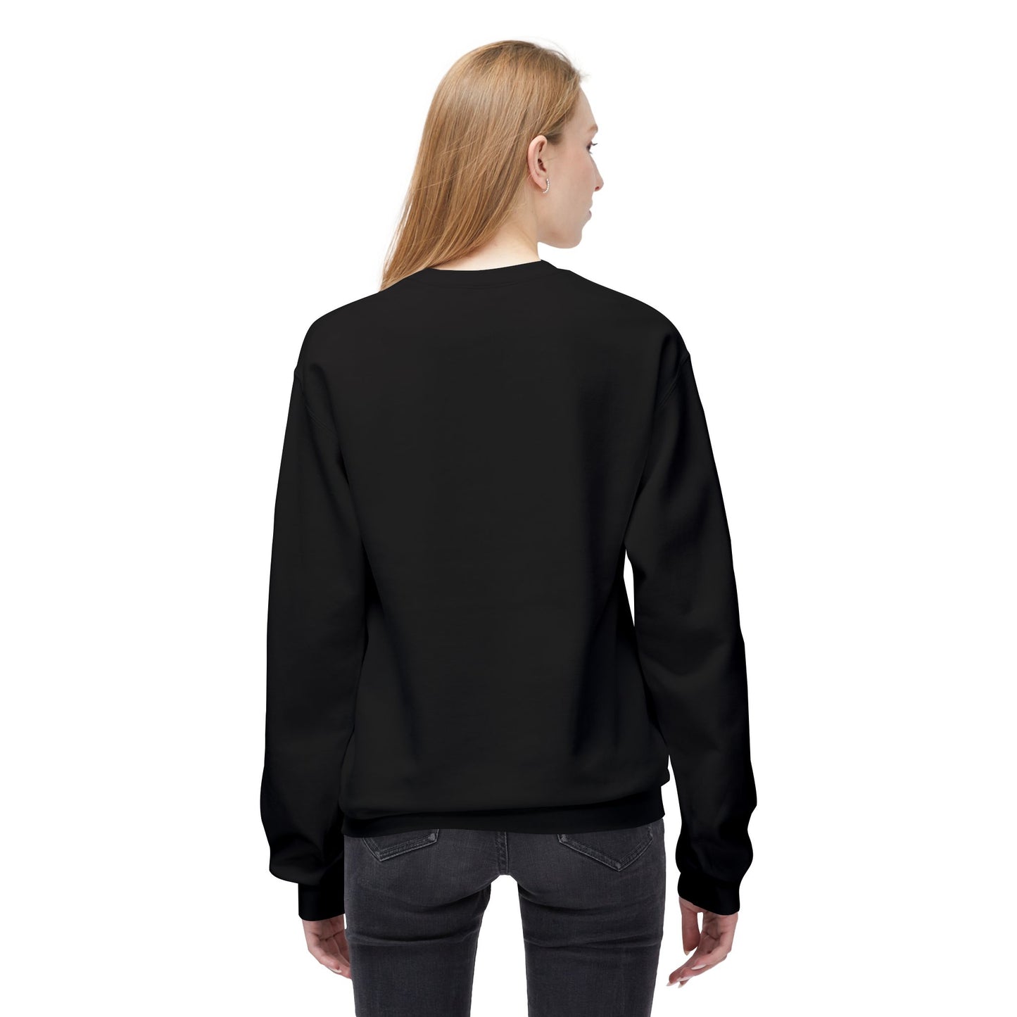 Faith- Crewneck Sweatshirt — “What You Focus On Grows, What You Track Improves” Motivational Crewneck