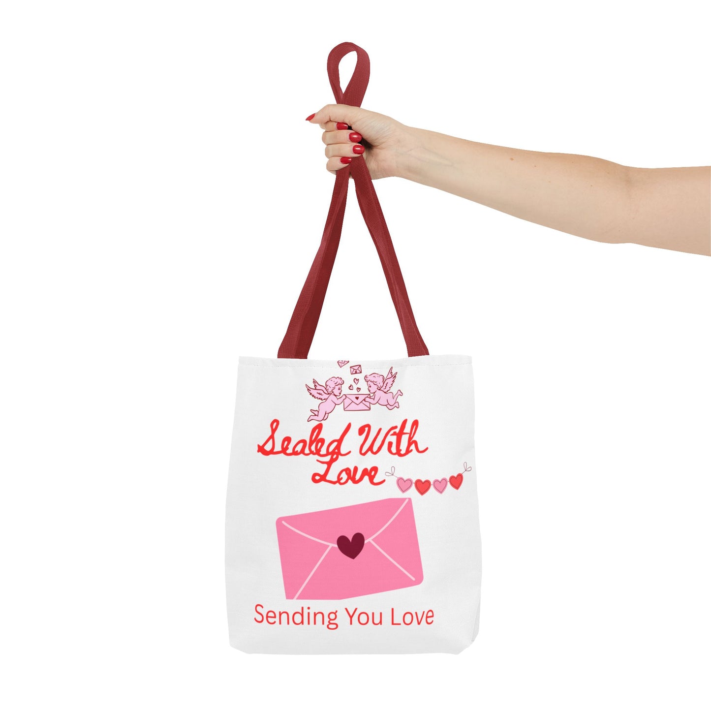 Sealed With Love Tote Bag — 'Sending You Love' Valentine Gift Tote