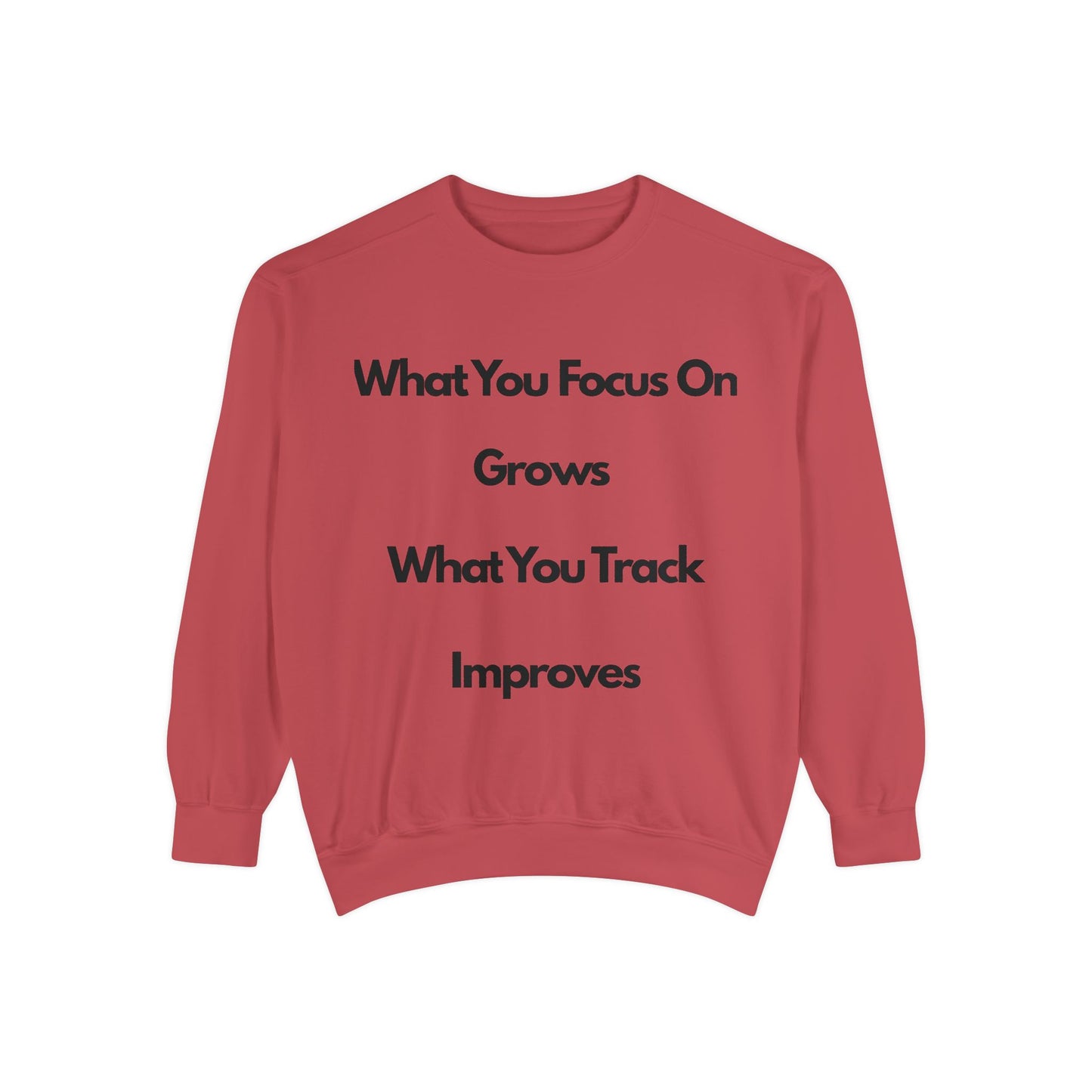 Stay Focus- Unisex Garment-Dyed Sweatshirt