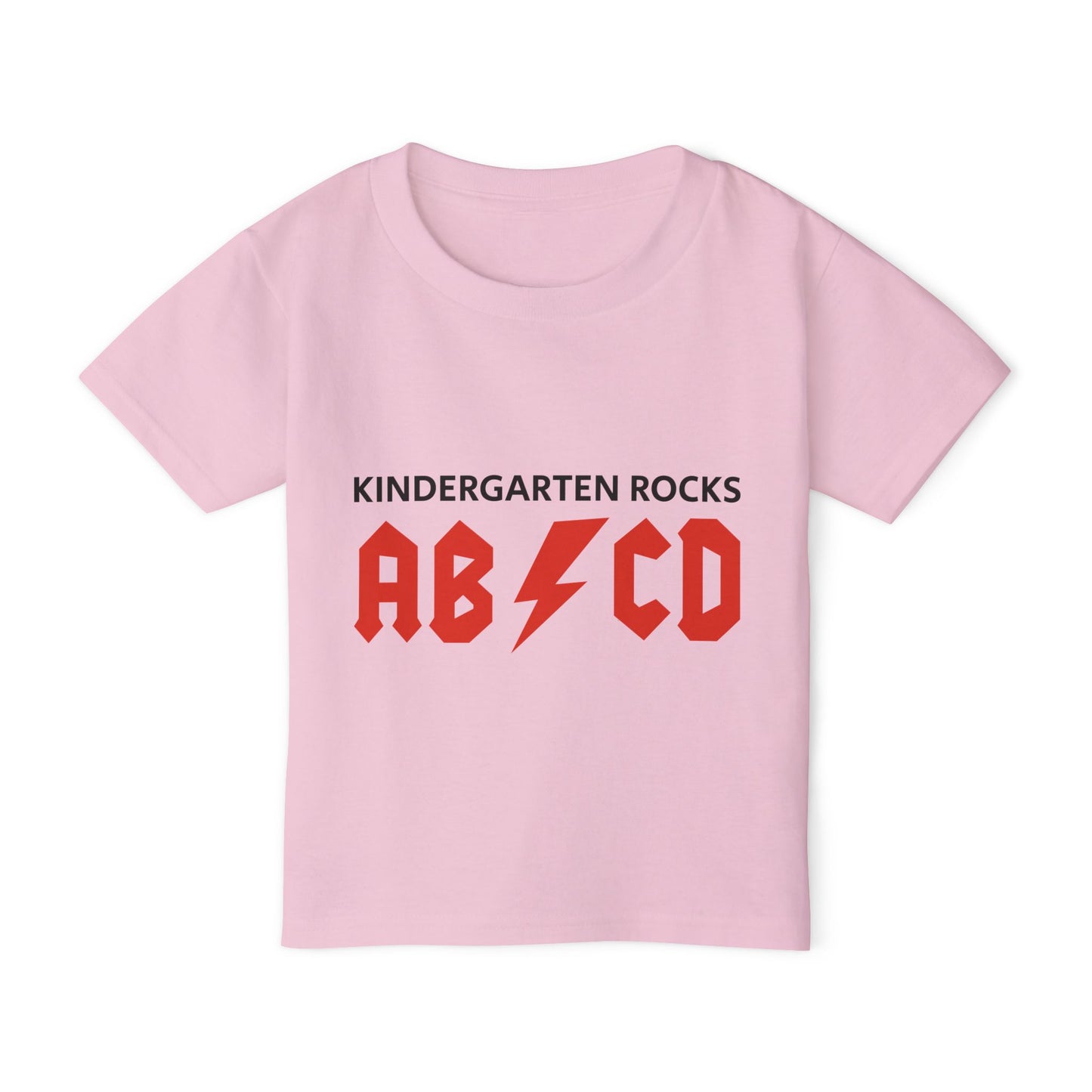 Kindergarten Rocks Toddler T-Shirt — AB/CD Lightning Graphic