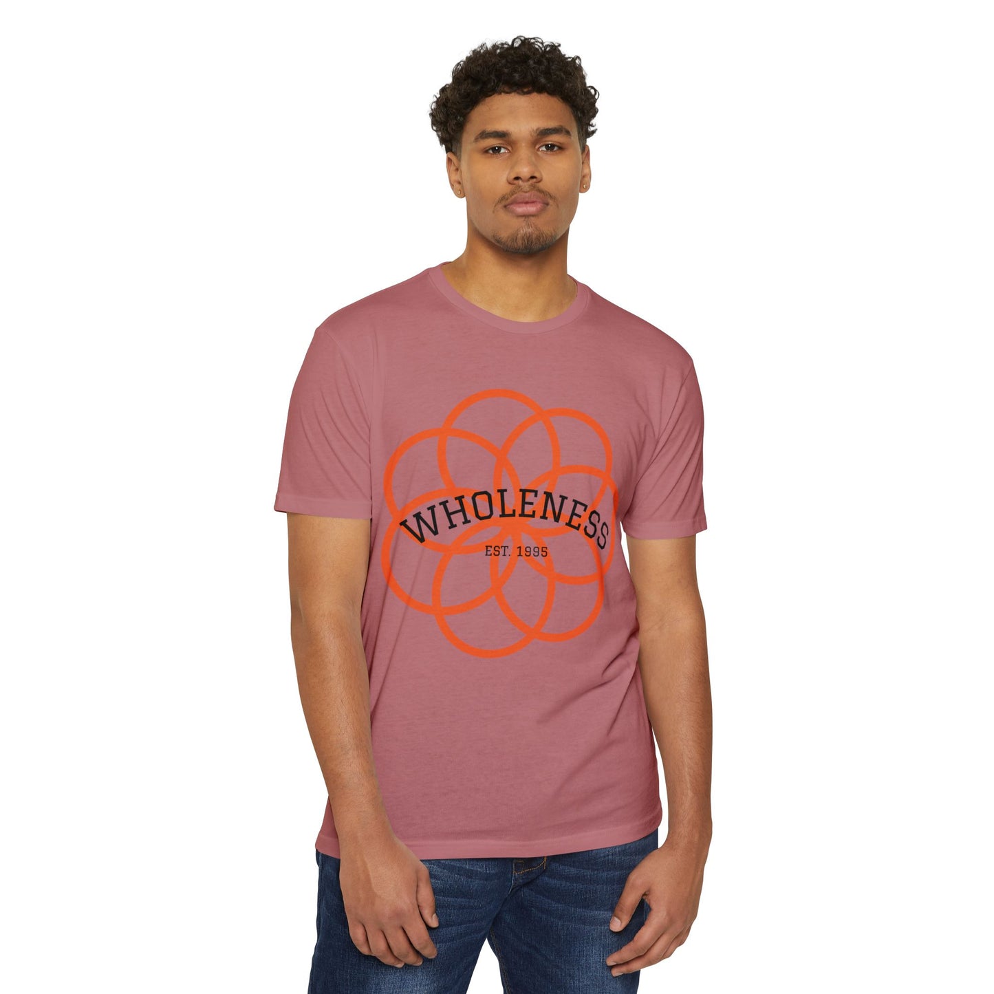Wholeness Flower Graphic T-Shirt — Mindfulness Wellness Tee