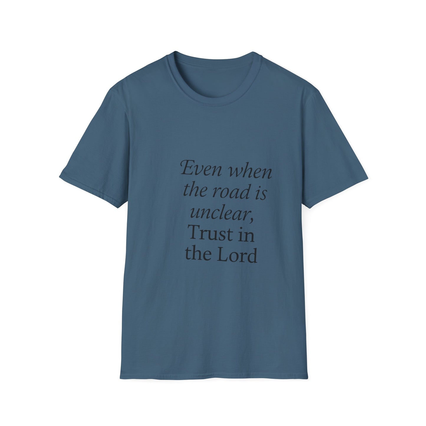 + 1 Uplifting Inspirational Trust in the Lord Unisex T-Shirt, Faith Tee for Daily Wear, Gift for Religious Occasions, Uplifting Christian Shirt, Perfect