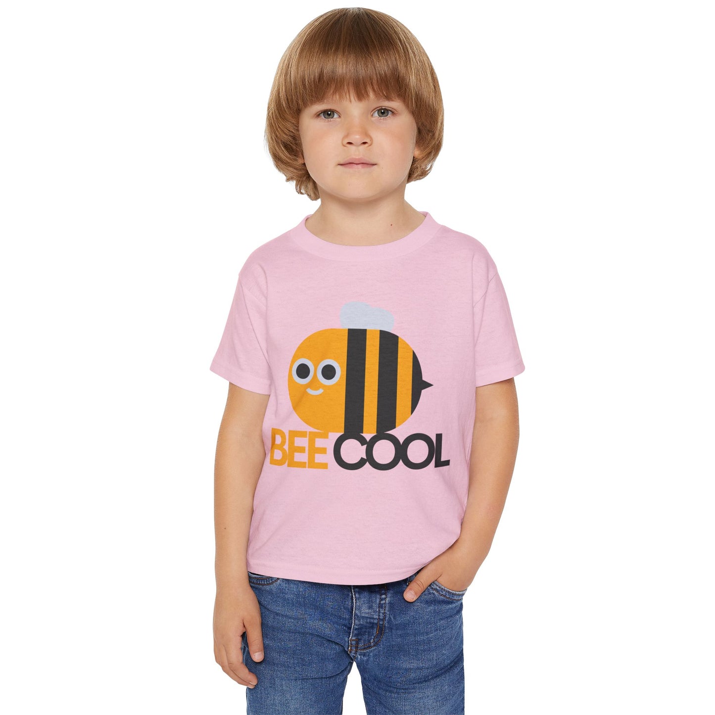Bee Cool Toddler T-Shirt — Cute Bumblebee Graphic Kids Tee