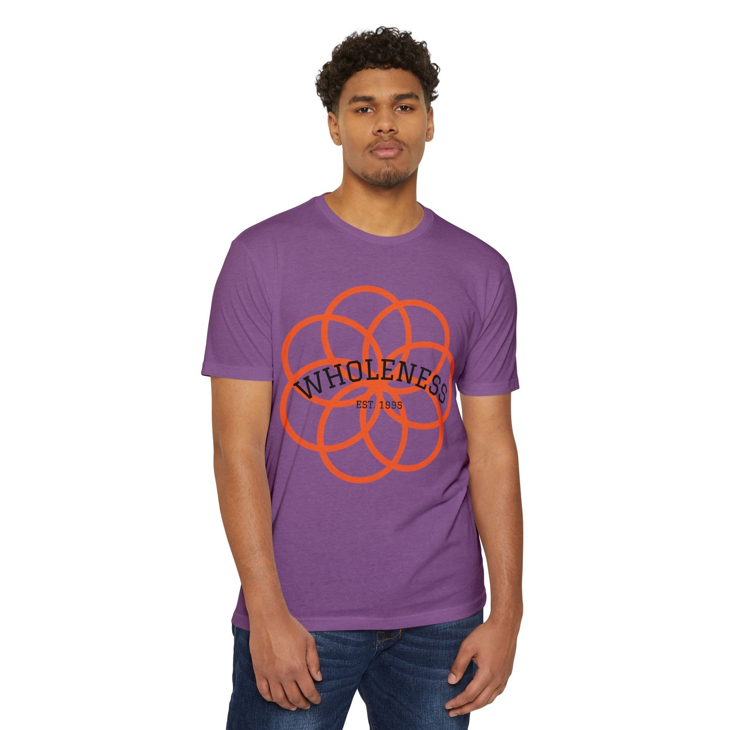 Wholeness Flower Graphic T-Shirt — Mindfulness Wellness Tee