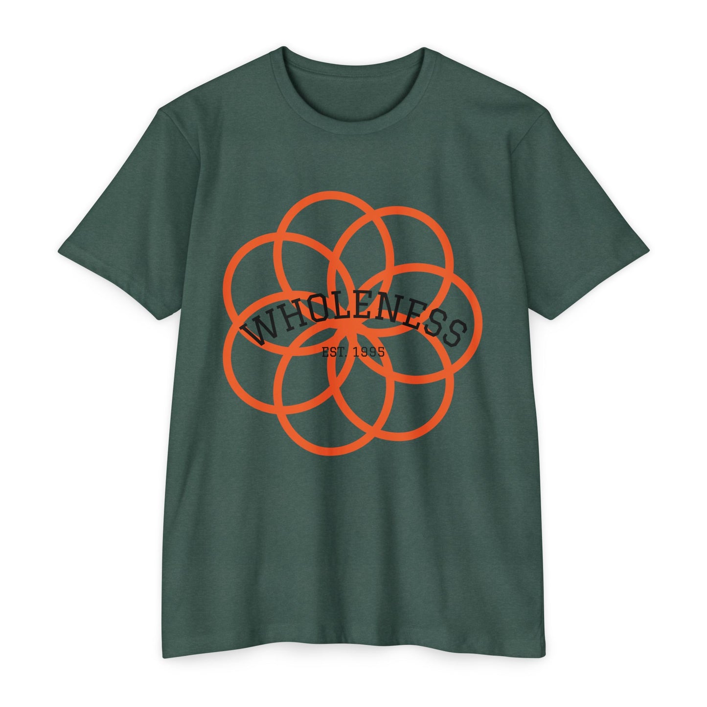Wholeness Flower Graphic T-Shirt — Mindfulness Wellness Tee