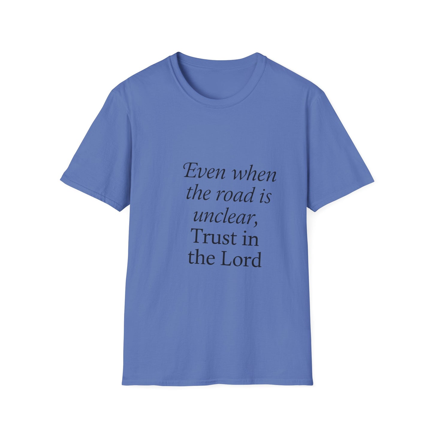 + 1 Uplifting Inspirational Trust in the Lord Unisex T-Shirt, Faith Tee for Daily Wear, Gift for Religious Occasions, Uplifting Christian Shirt, Perfect
