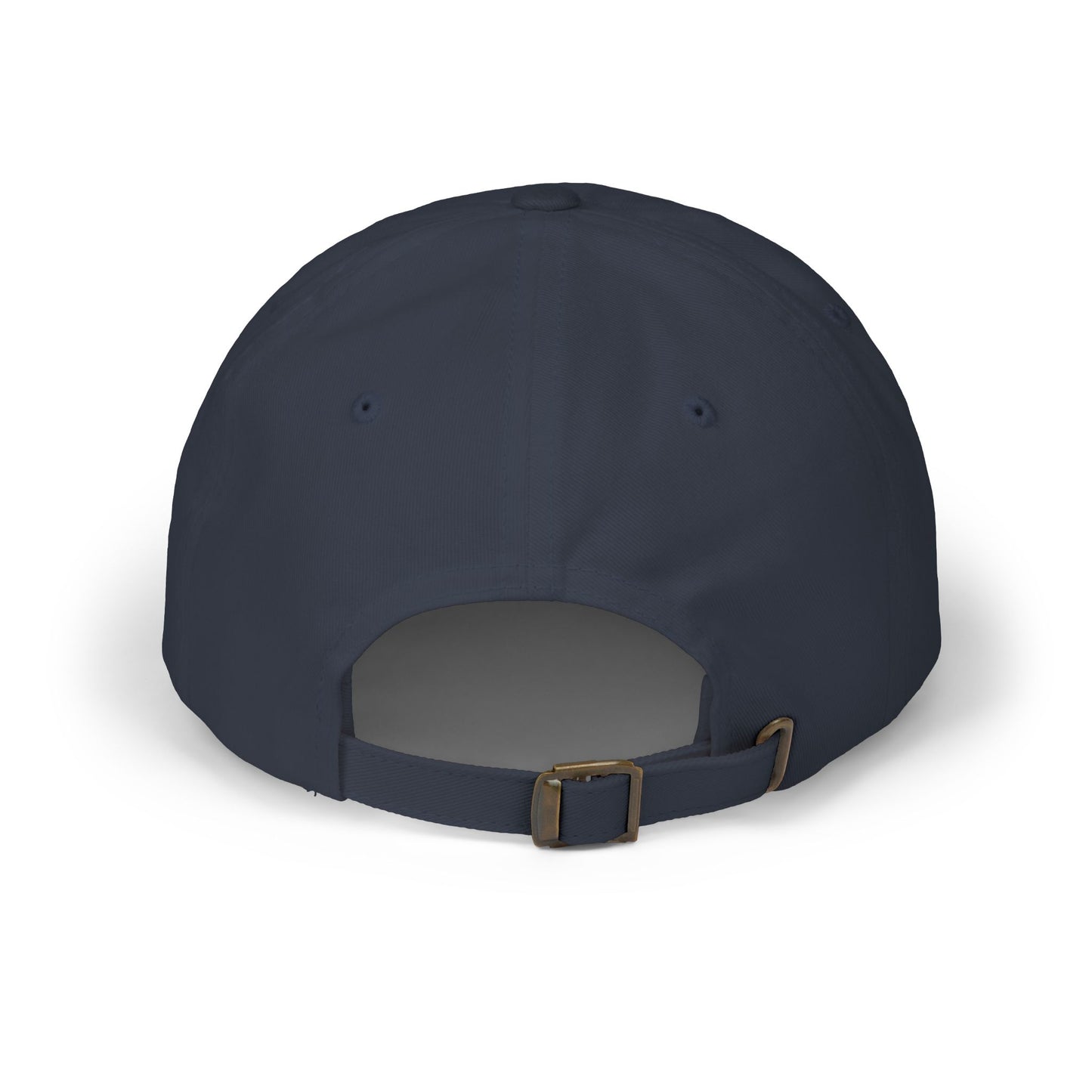 Classic Dad Cap — Minimal White Embroidered Baseball Hat