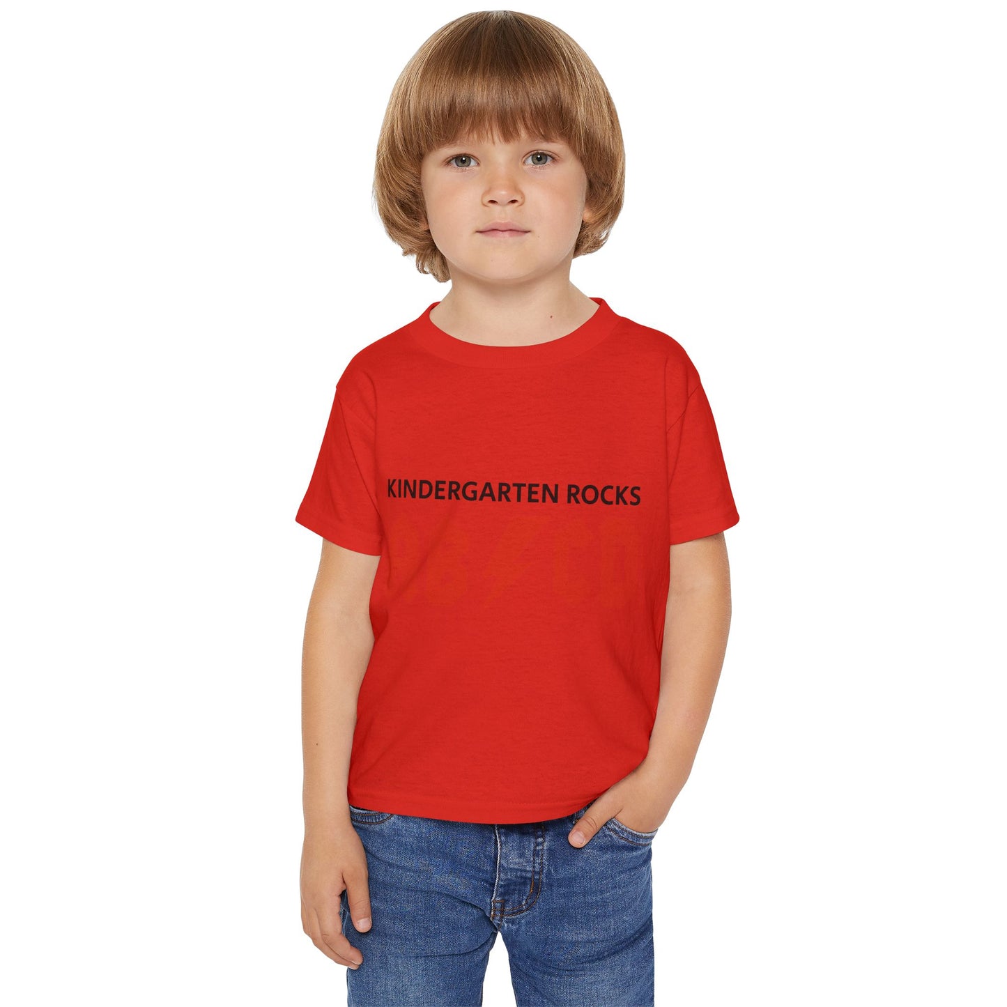 Kindergarten Rocks Toddler T-Shirt — AB/CD Lightning Graphic