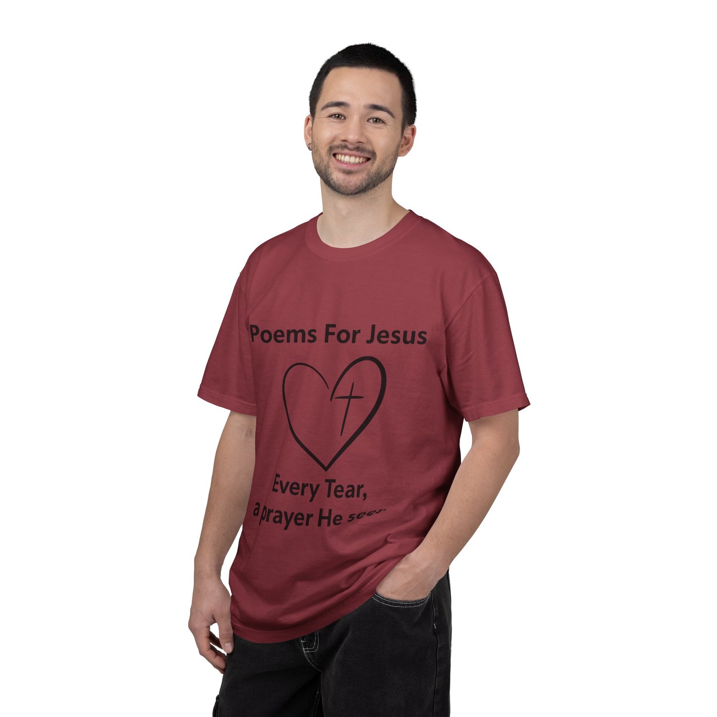 + 1 Poem For Jesus- Unisex Garment-Dyed T-shirt