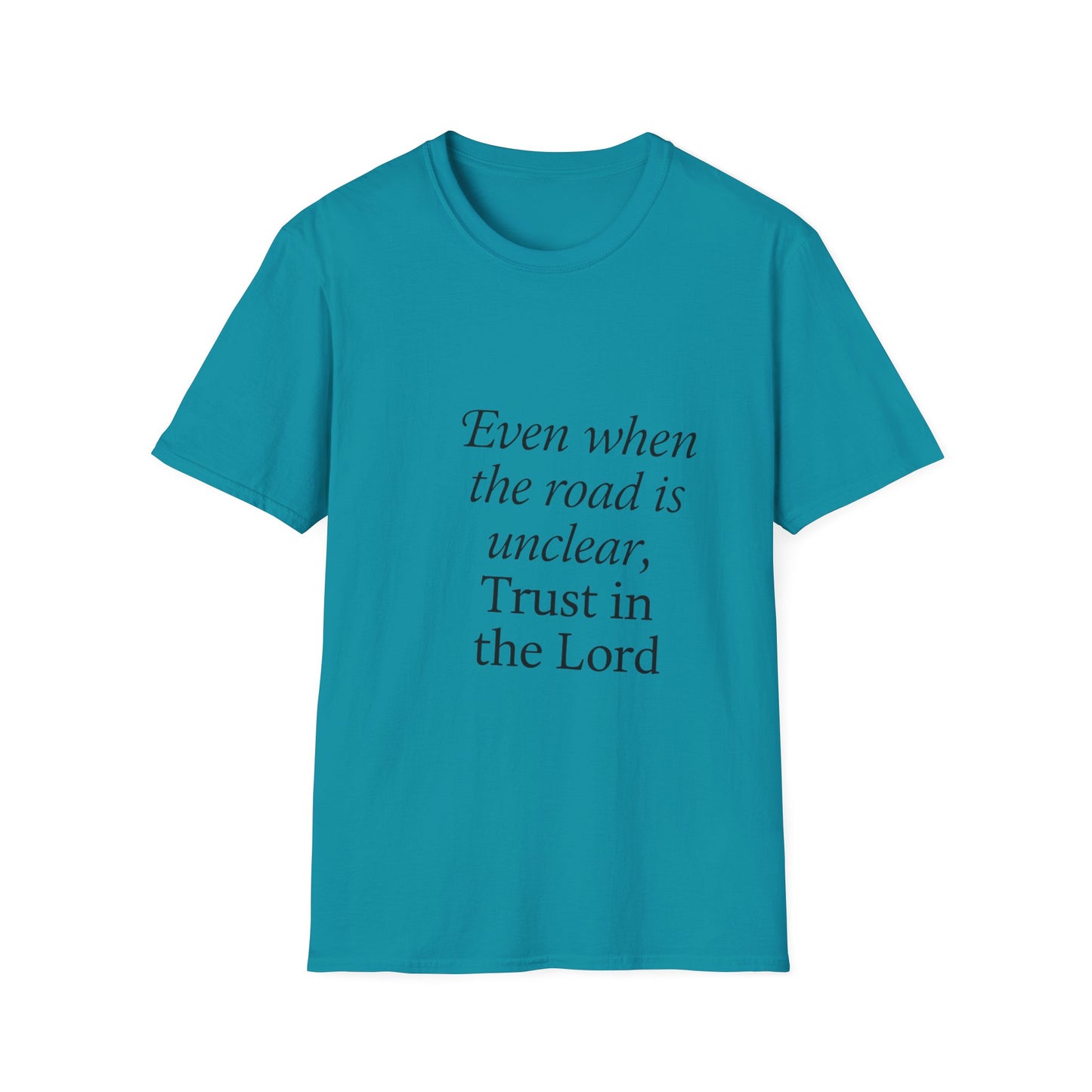 + 1 Uplifting Inspirational Trust in the Lord Unisex T-Shirt, Faith Tee for Daily Wear, Gift for Religious Occasions, Uplifting Christian Shirt, Perfect