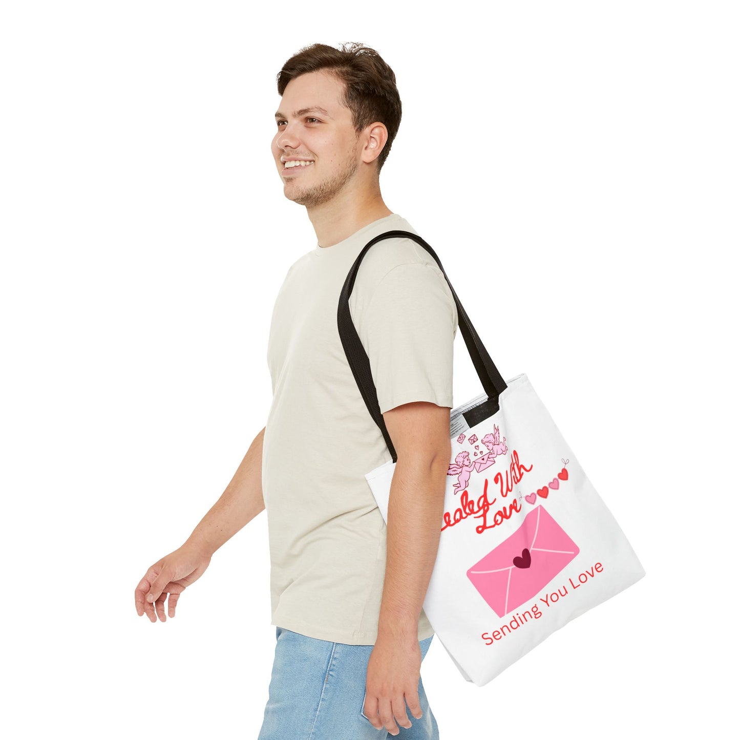 Sealed With Love Tote Bag — 'Sending You Love' Valentine Gift Tote
