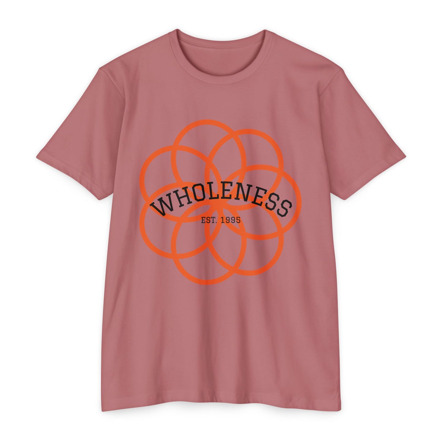 Wholeness Flower Graphic T-Shirt — Mindfulness Wellness Tee