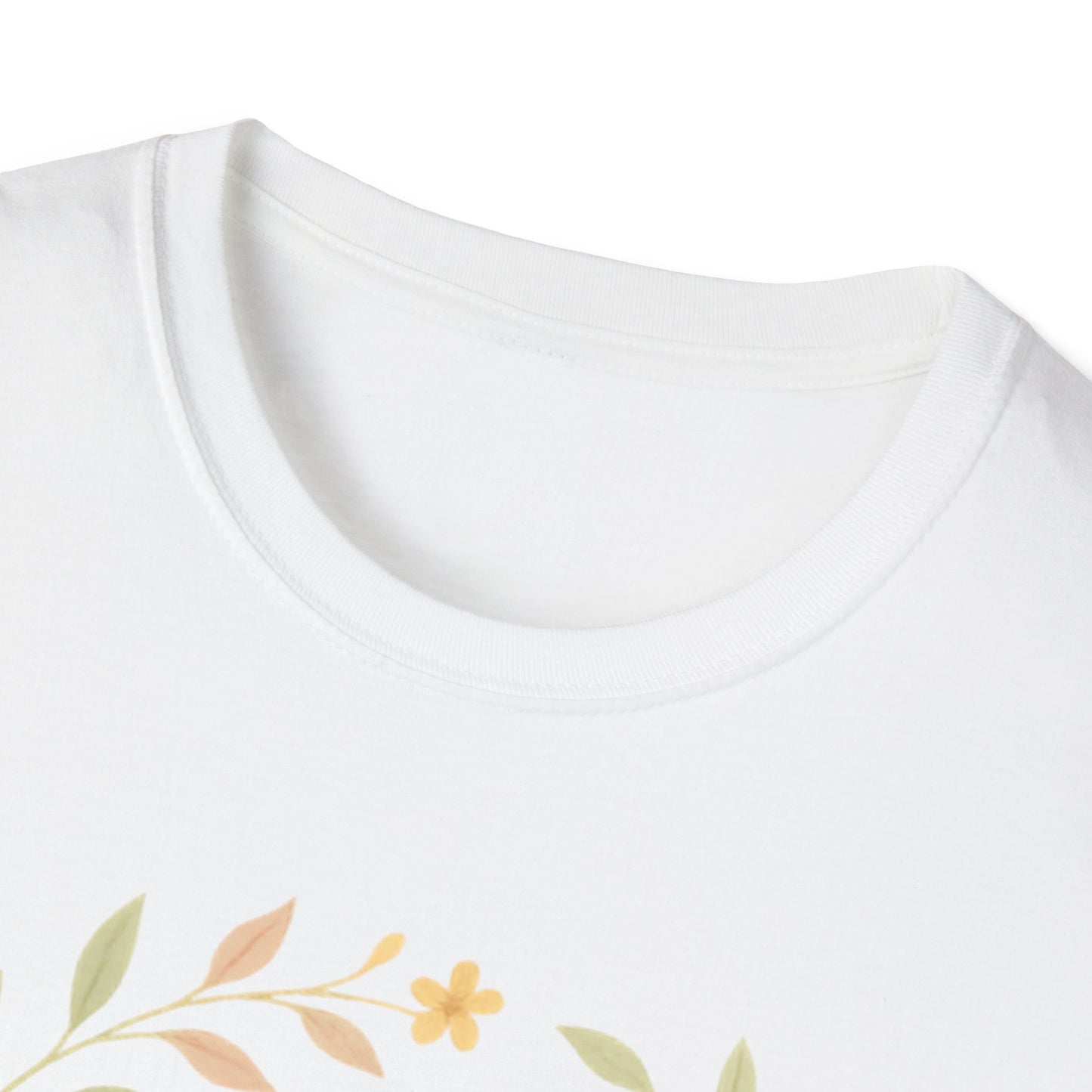 + 1 Rooted in Christ Unisex T-Shirt, Faith-Based Apparel, Inspirational Clothing, Christian Gift, Casual Everyday Wear, Blooming in Love