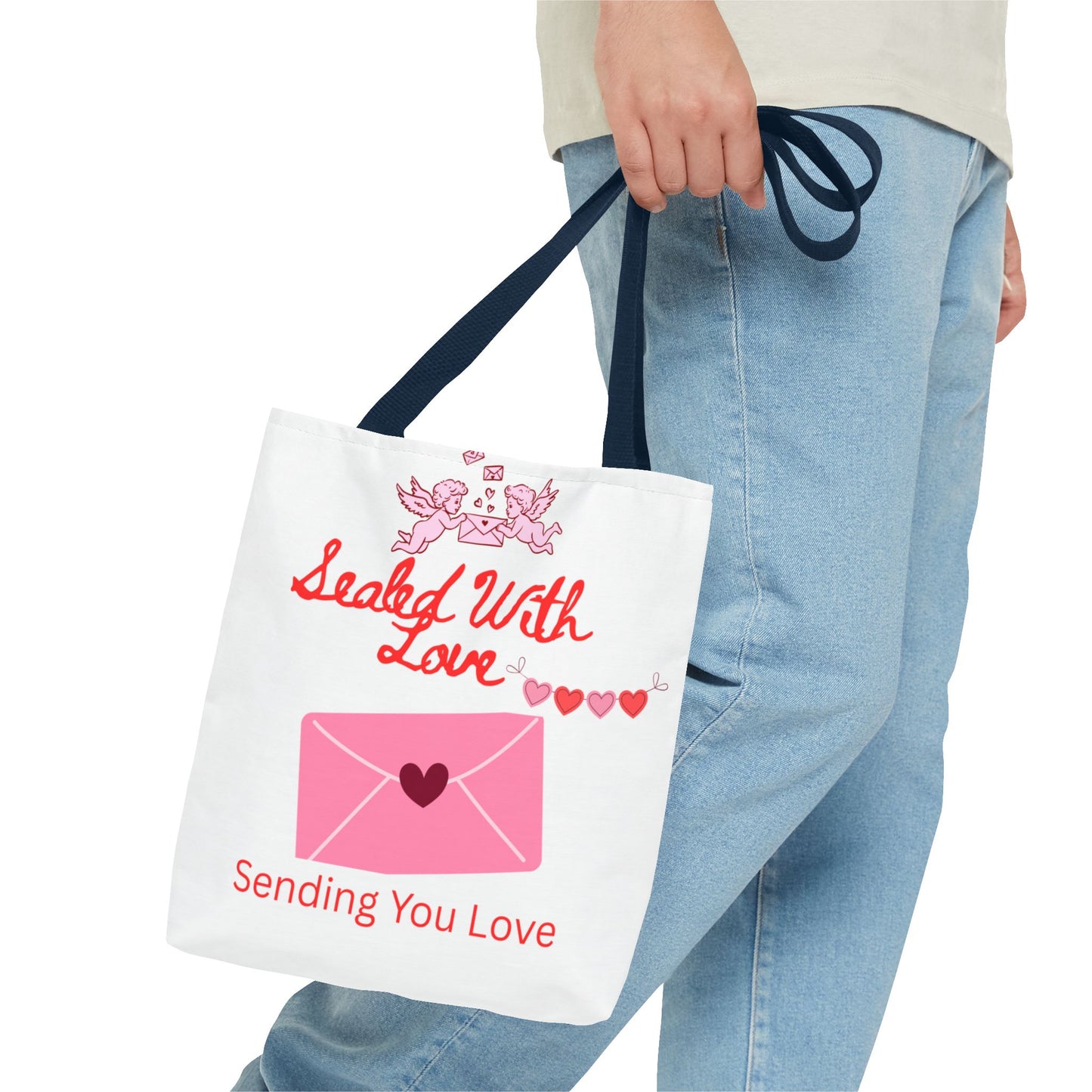 Sealed With Love Tote Bag — 'Sending You Love' Valentine Gift Tote