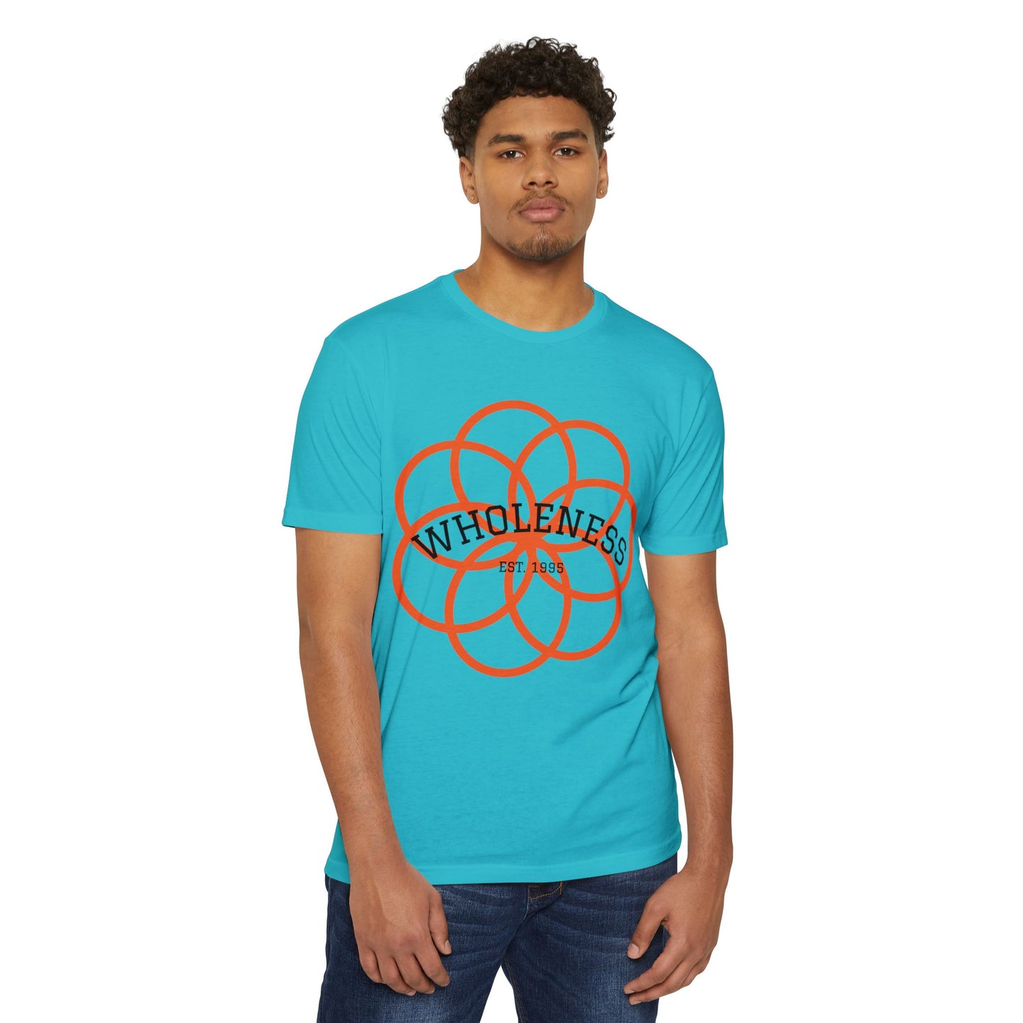 Wholeness Flower Graphic T-Shirt — Mindfulness Wellness Tee