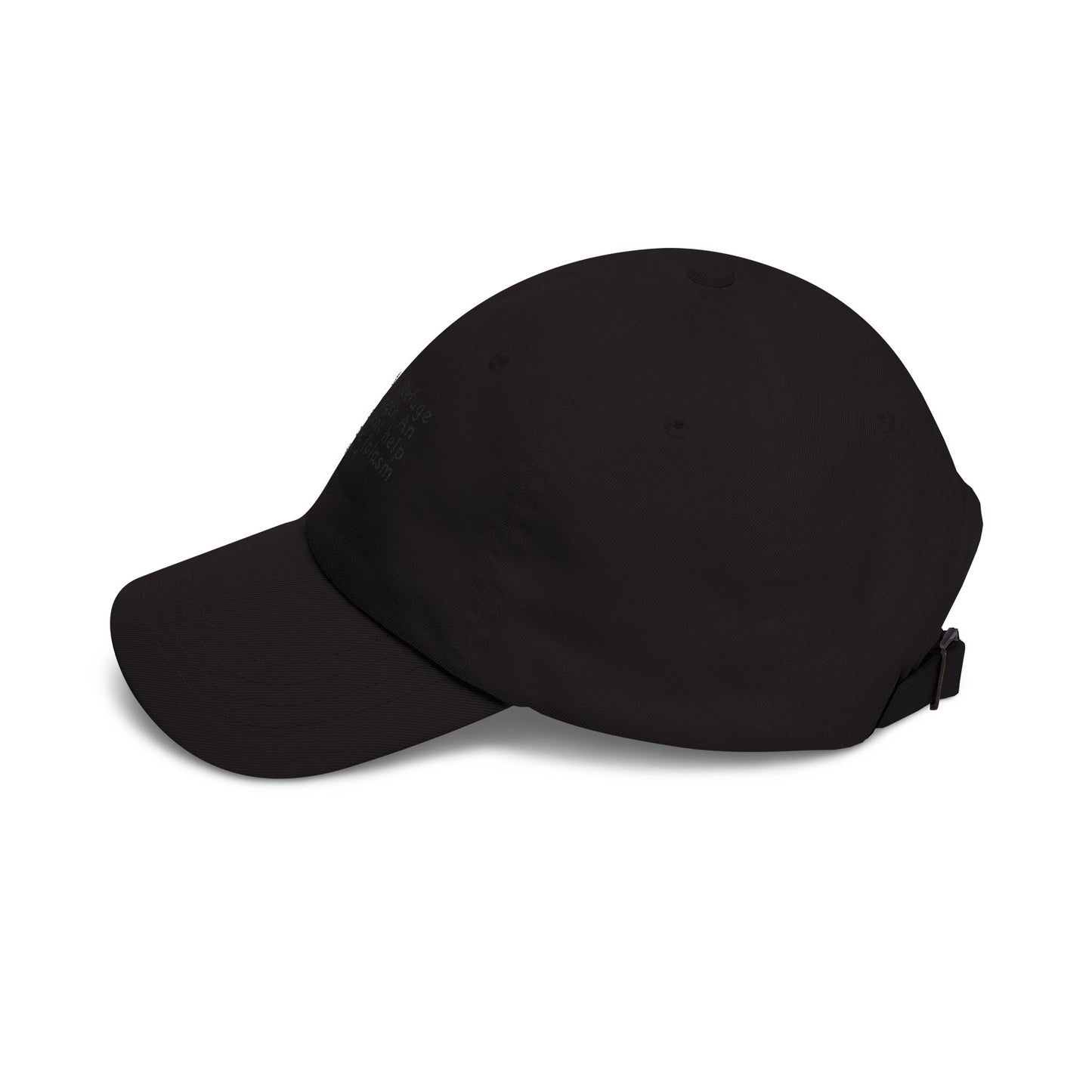 Embroidered Scripture Dad Cap — "God Is My Refuge" (Psalm 46:1)