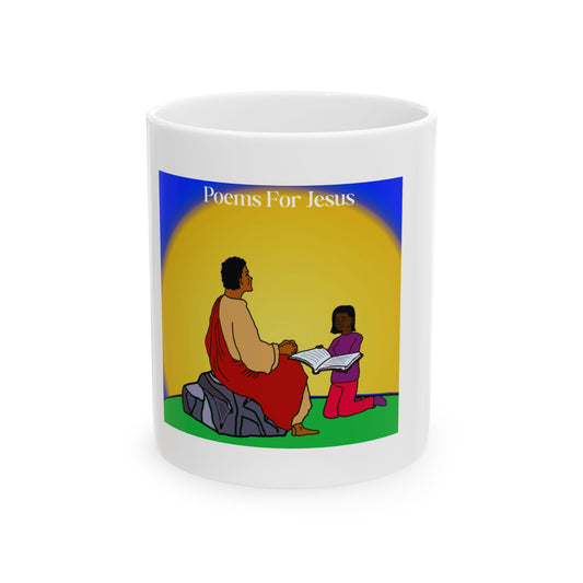 + 1 Poems For Jesus mug, can be given to a friend for encouragements, Gifts for women of Faith, prayer time with your group,