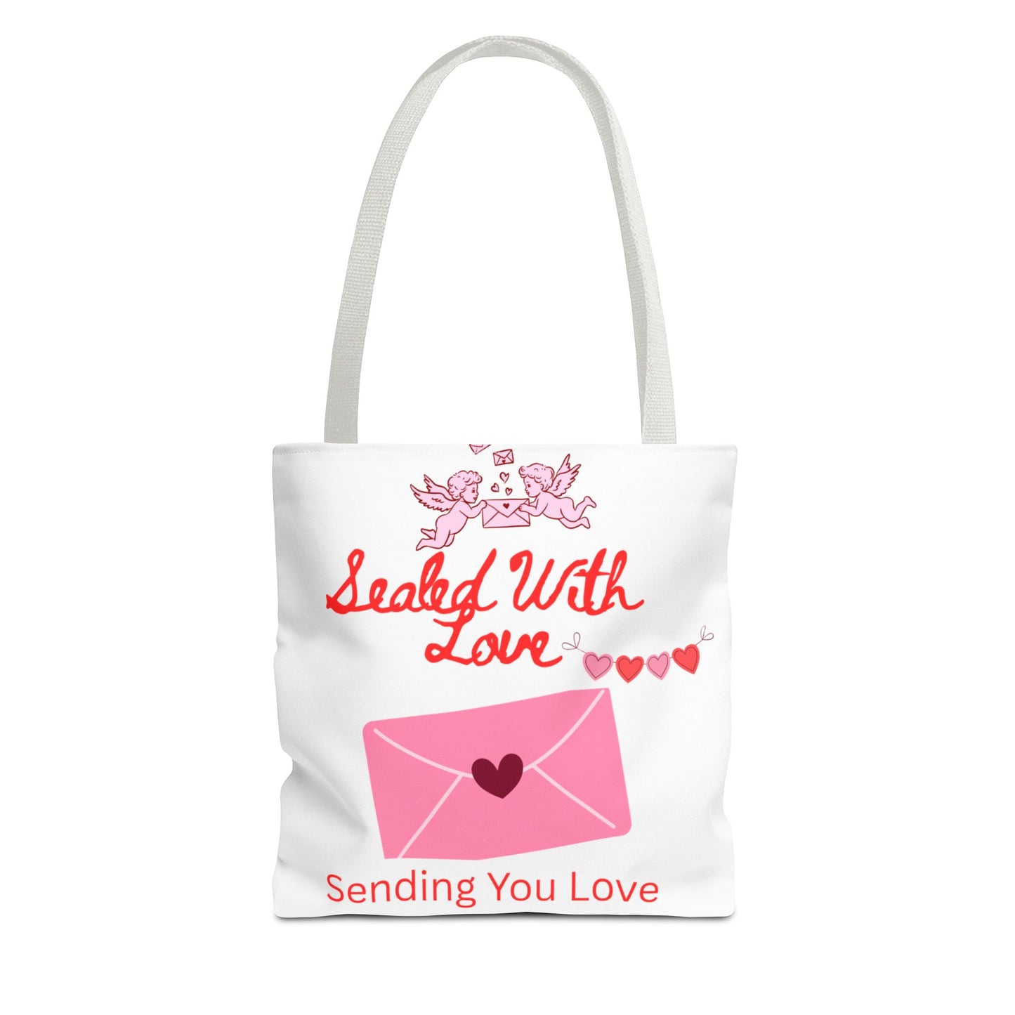 Sealed With Love Tote Bag — 'Sending You Love' Valentine Gift Tote