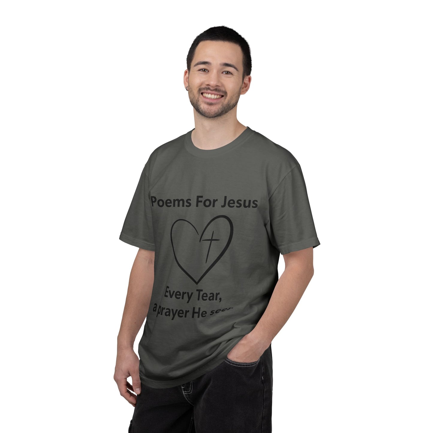 + 1 Poem For Jesus- Unisex Garment-Dyed T-shirt