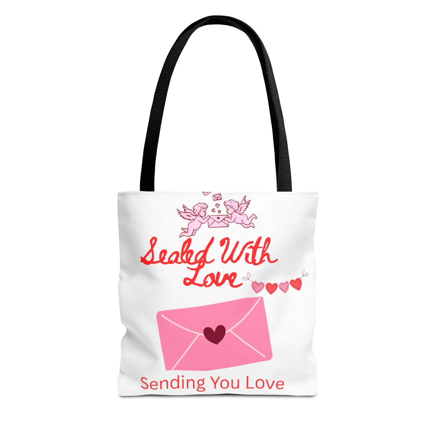 Sealed With Love Tote Bag — 'Sending You Love' Valentine Gift Tote