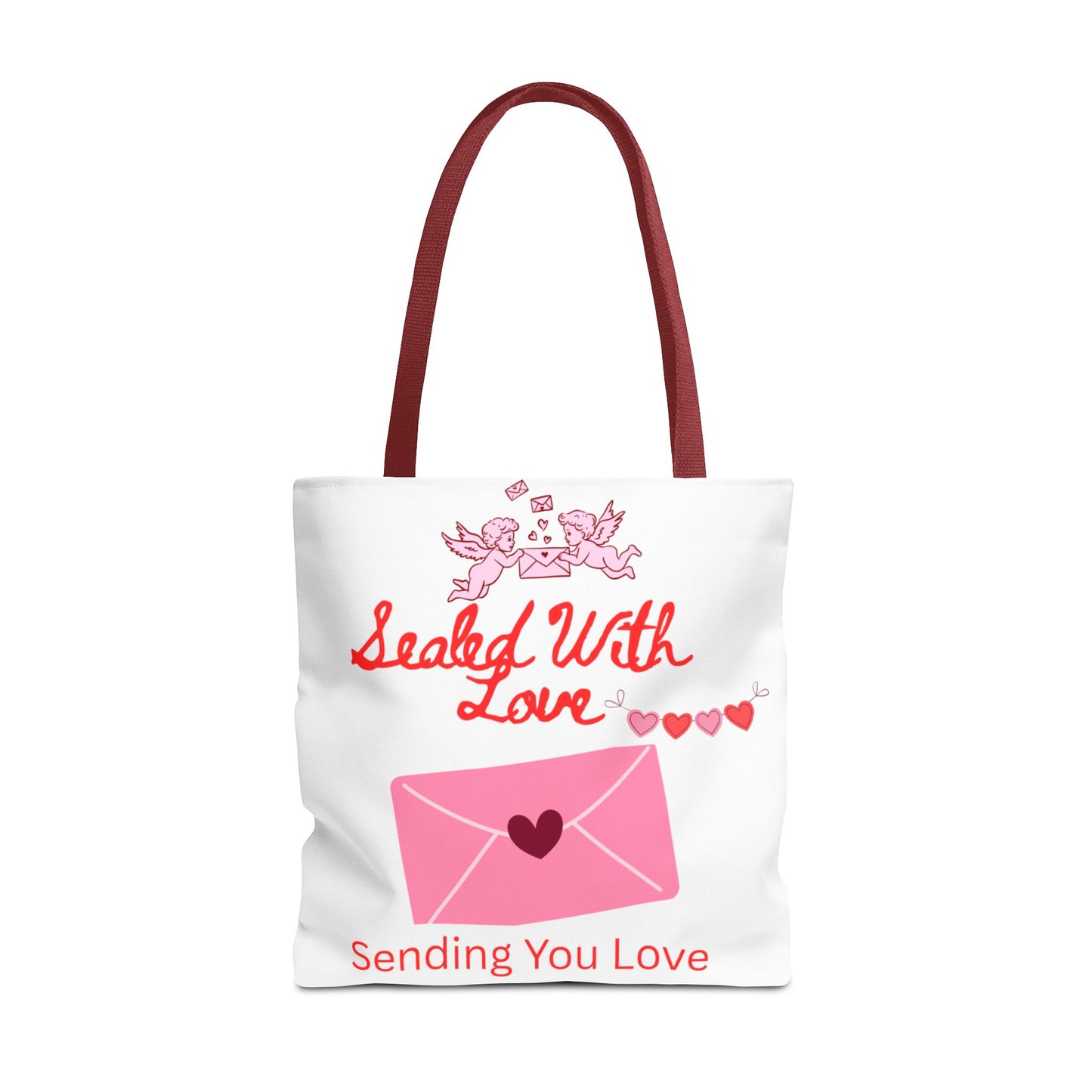 Sealed With Love Tote Bag — 'Sending You Love' Valentine Gift Tote
