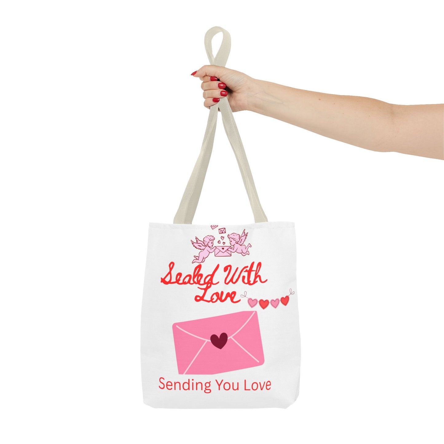 Sealed With Love Tote Bag — 'Sending You Love' Valentine Gift Tote