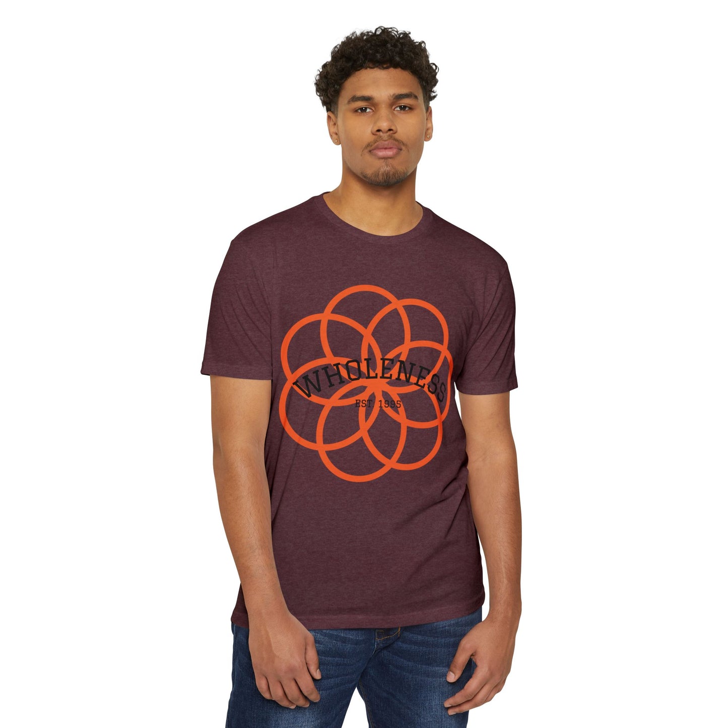 Wholeness Flower Graphic T-Shirt — Mindfulness Wellness Tee