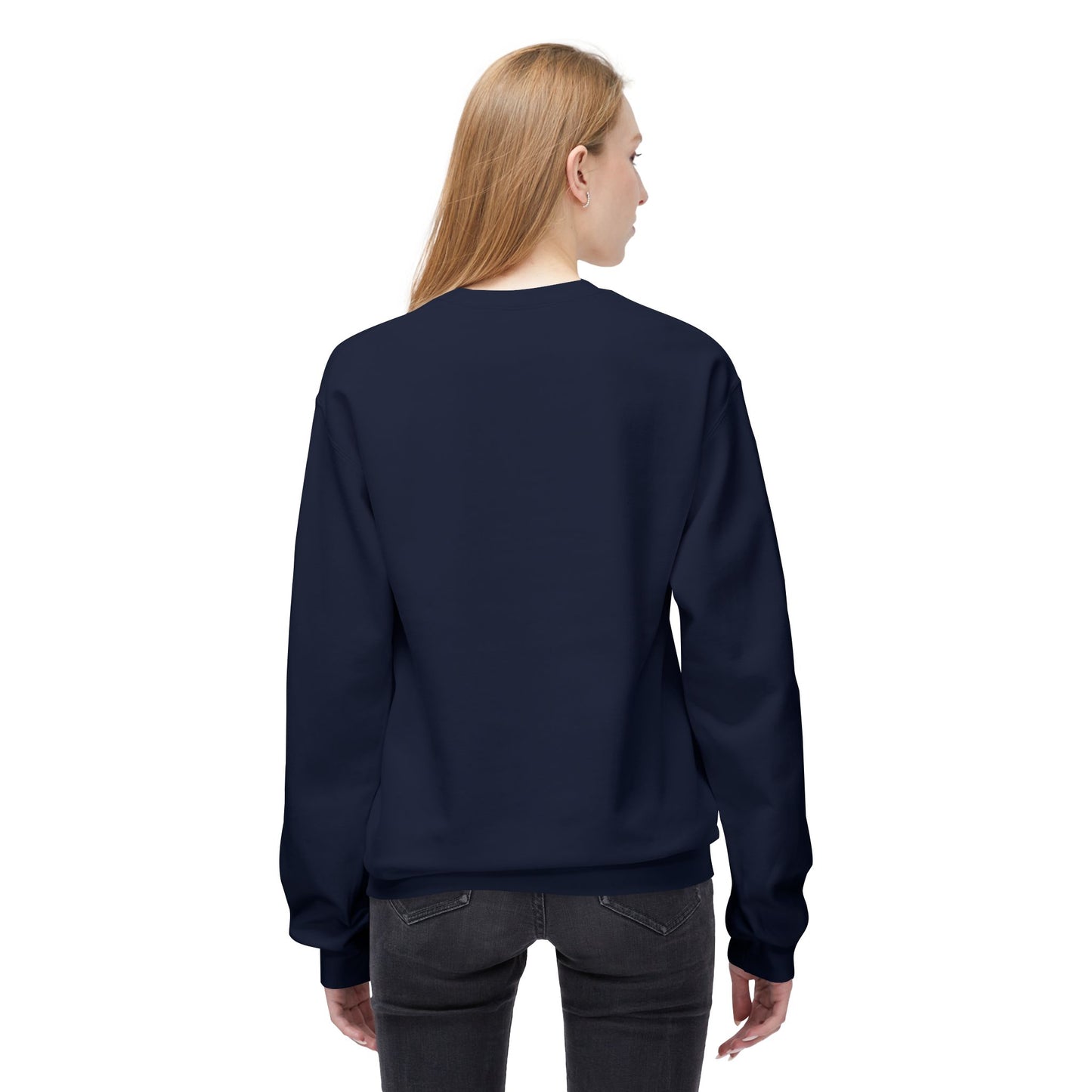 Faith- Crewneck Sweatshirt — “What You Focus On Grows, What You Track Improves” Motivational Crewneck
