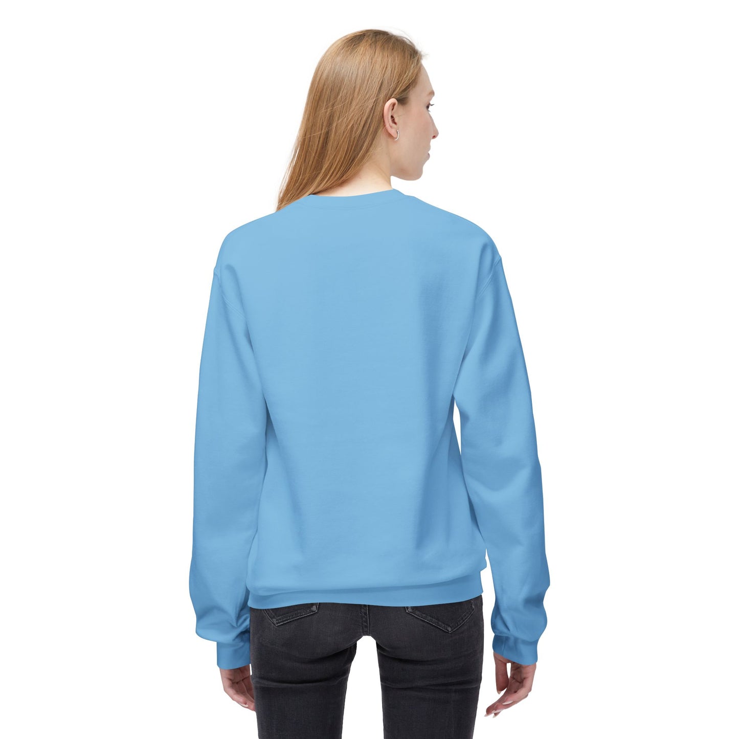 Faith- Crewneck Sweatshirt — “What You Focus On Grows, What You Track Improves” Motivational Crewneck
