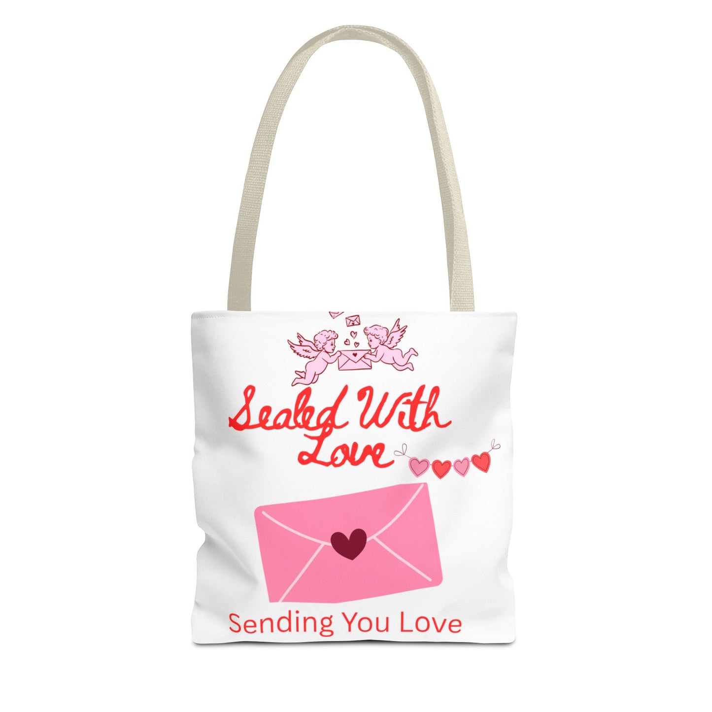 Sealed With Love Tote Bag — 'Sending You Love' Valentine Gift Tote