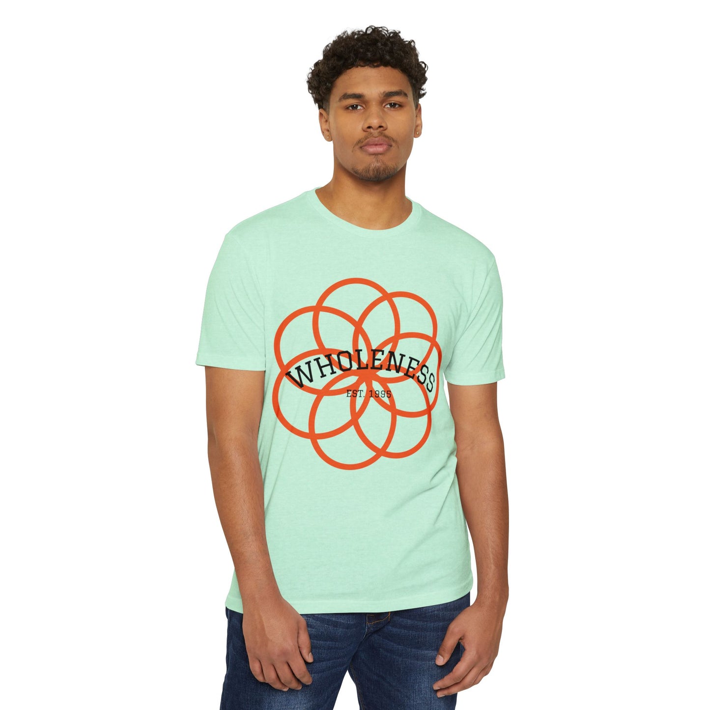 Wholeness Flower Graphic T-Shirt — Mindfulness Wellness Tee
