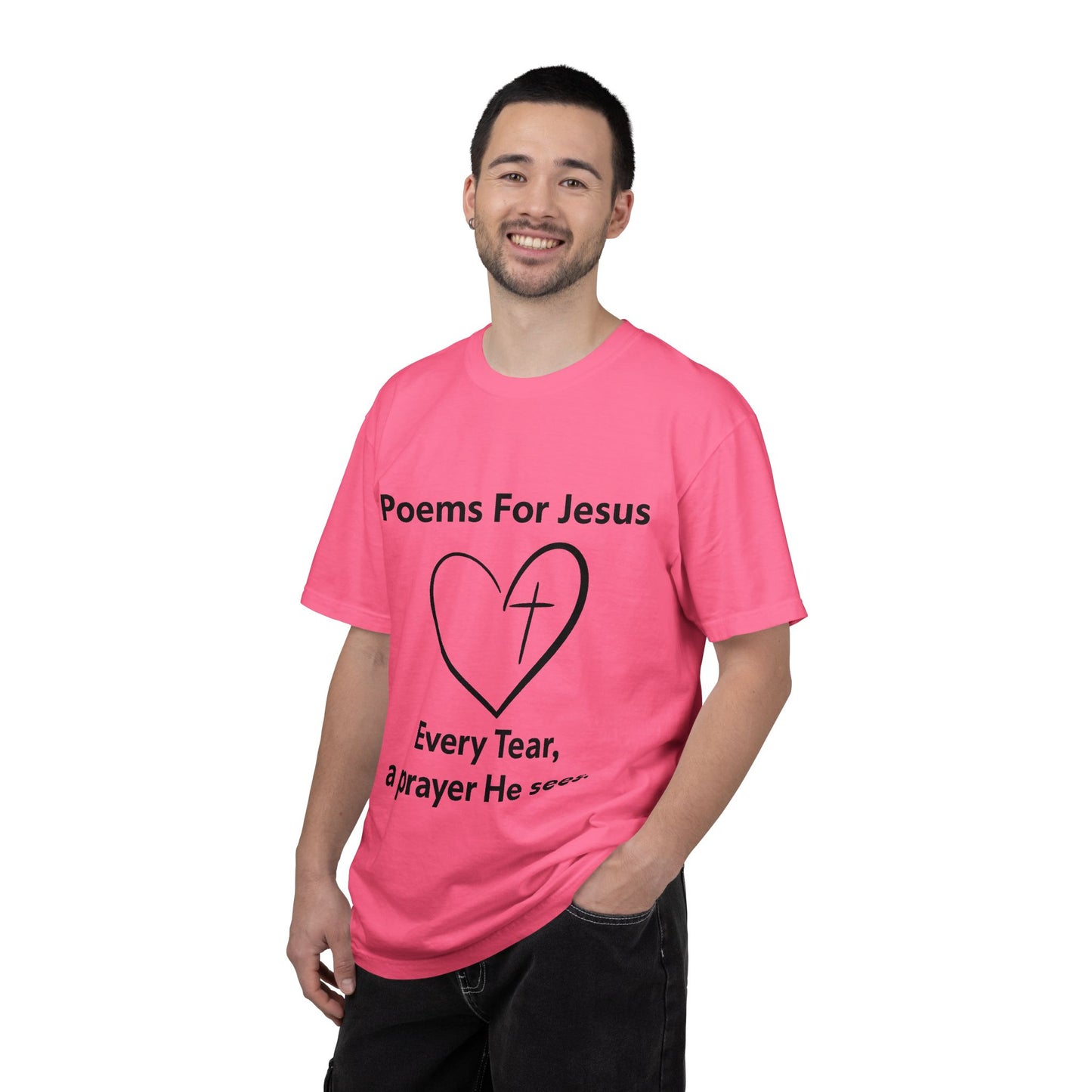 + 1 Poem For Jesus- Unisex Garment-Dyed T-shirt