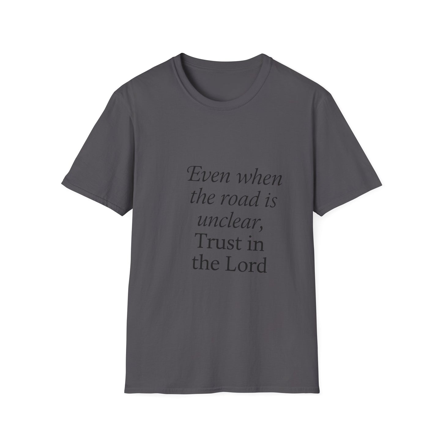 + 1 Uplifting Inspirational Trust in the Lord Unisex T-Shirt, Faith Tee for Daily Wear, Gift for Religious Occasions, Uplifting Christian Shirt, Perfect