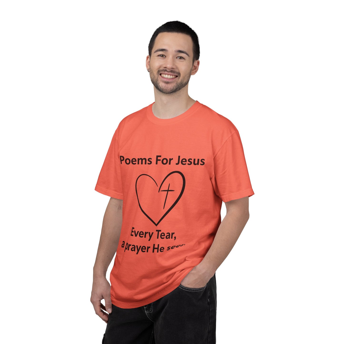 + 1 Poem For Jesus- Unisex Garment-Dyed T-shirt