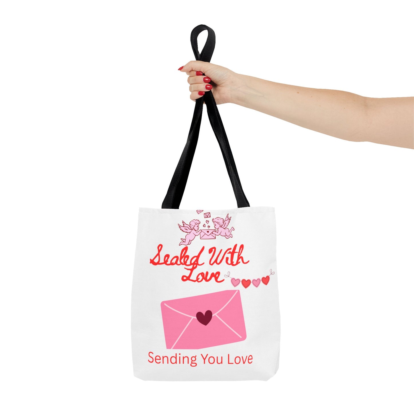 Sealed With Love Tote Bag — 'Sending You Love' Valentine Gift Tote