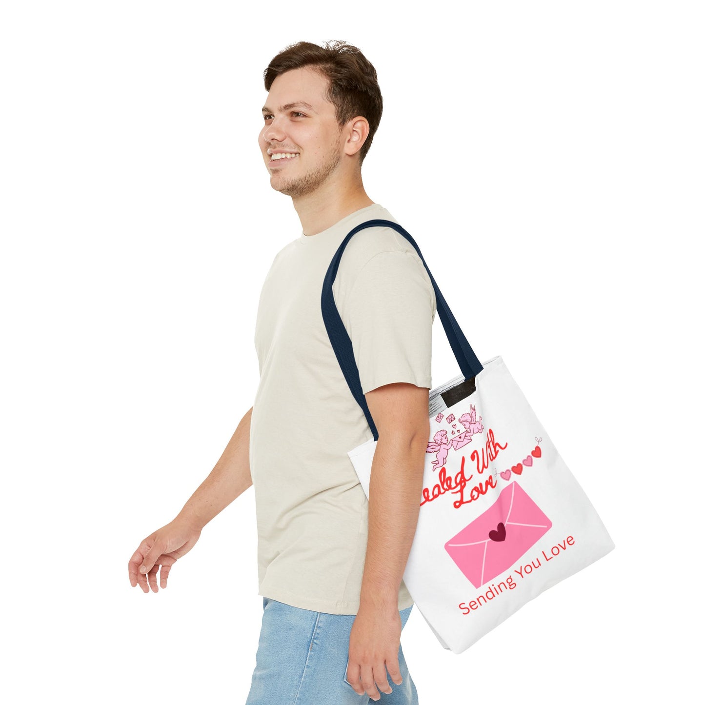 Sealed With Love Tote Bag — 'Sending You Love' Valentine Gift Tote