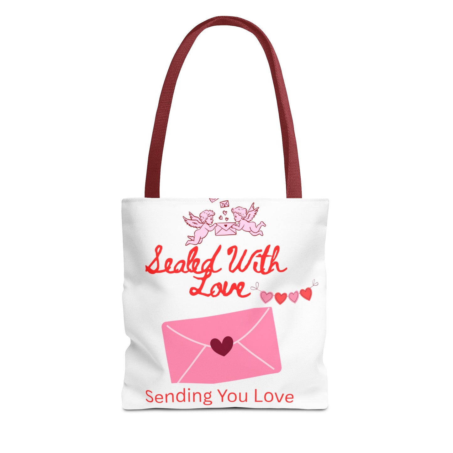 Sealed With Love Tote Bag — 'Sending You Love' Valentine Gift Tote